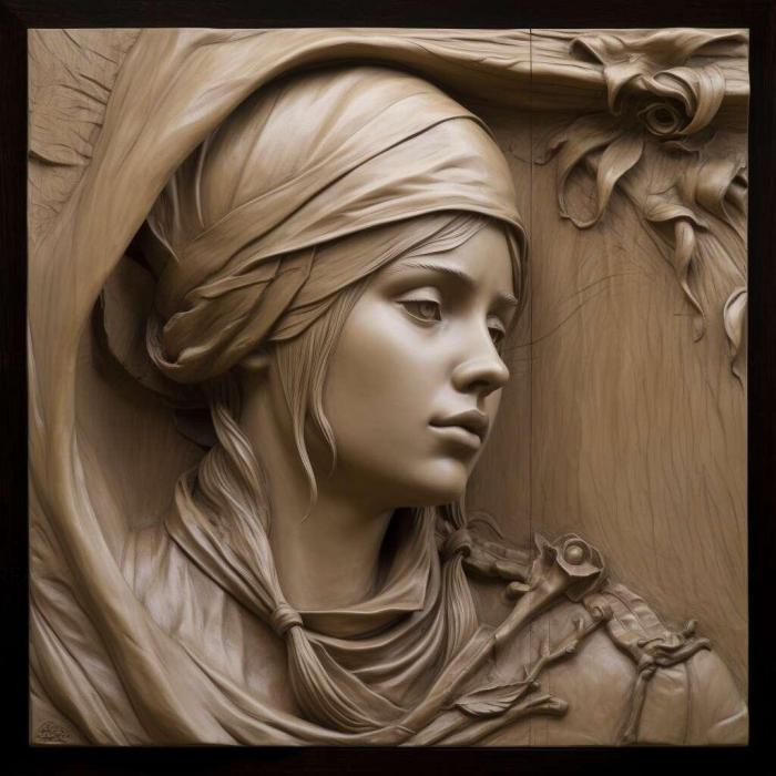 نموذج ثلاثي الأبعاد لآلة CNC 3D Art 